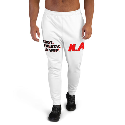 King's 'Double N.A.H!' Joggers (White)