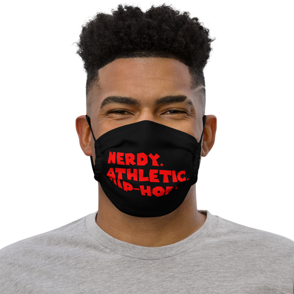 Nerdy. Athletic. Hip-Hop! Premium face mask