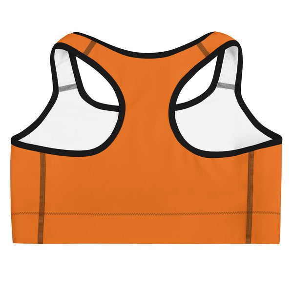 Queen's 'N.A.H!' Queen!' Sports bra (Mango Tango)