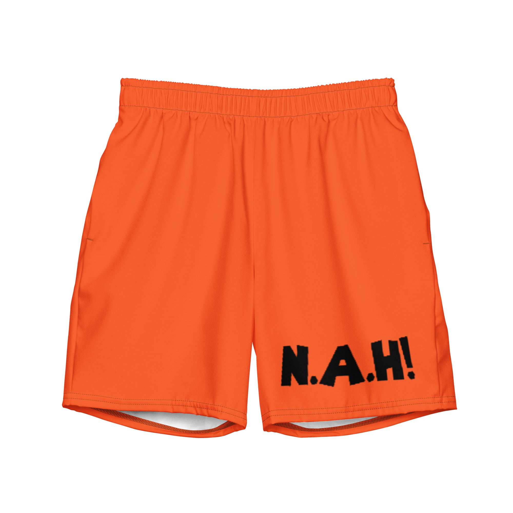King's 'N.A.H!' Swim Trunks (Orange)