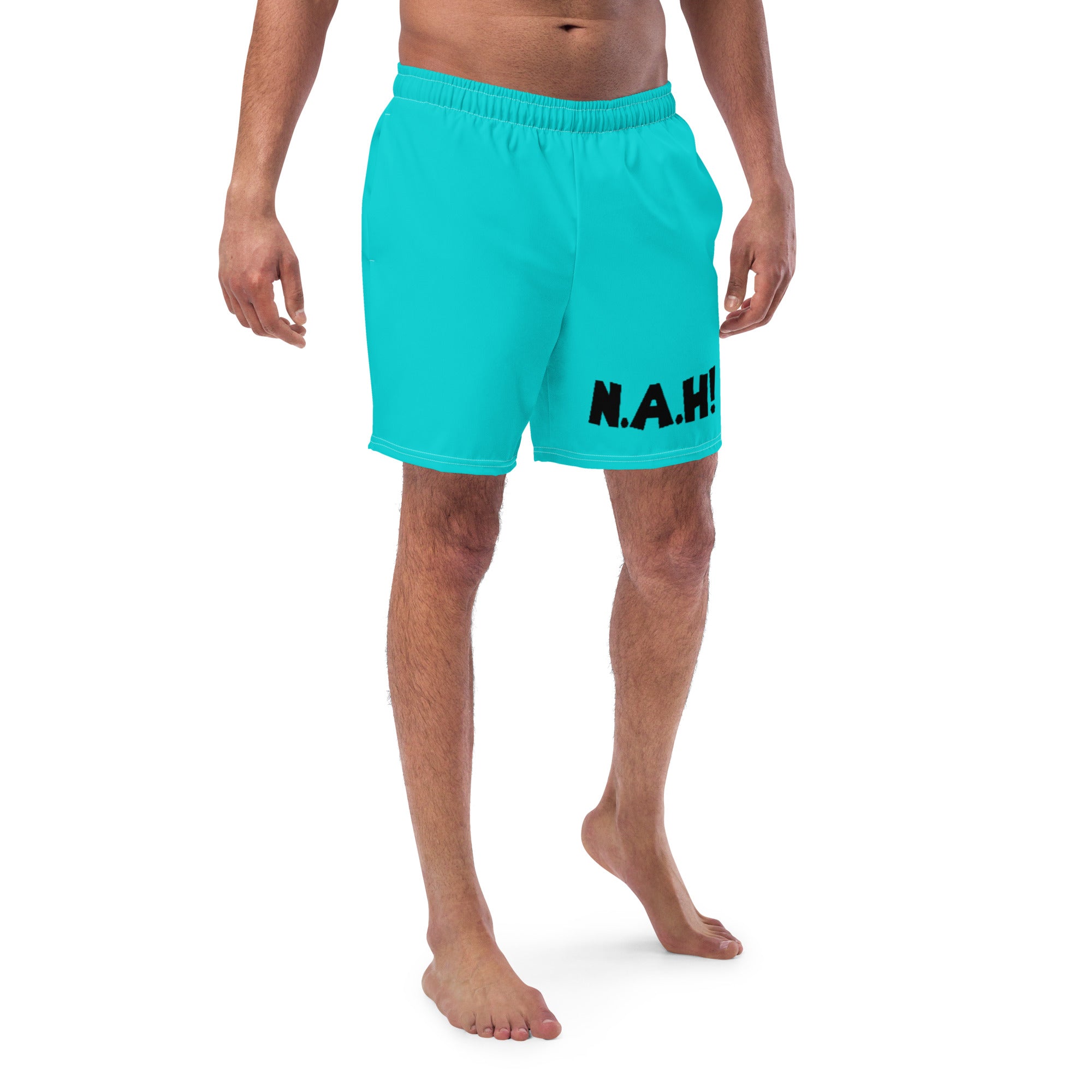 King's 'N.A.H!' Swim Trunks (Turquoise)