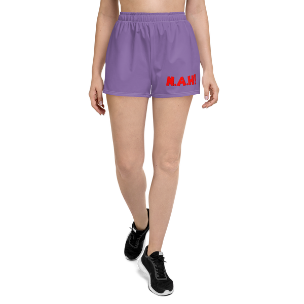 Queen's 'N.A.H!' Athletic Shorts (Purple)