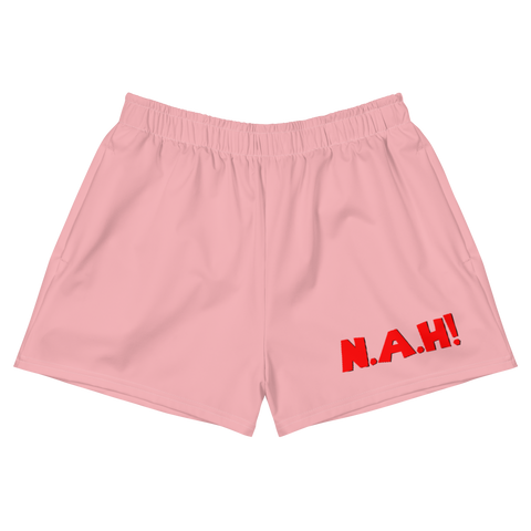 Queen's 'N.A.H!' Athletic Shorts (Pink)