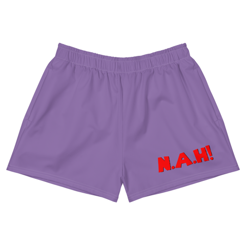 Queen's 'N.A.H!' Athletic Shorts (Purple)