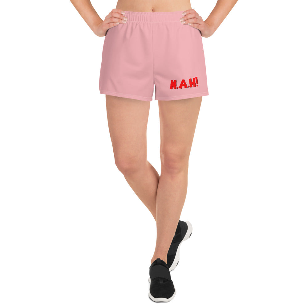 Queen's 'N.A.H!' Athletic Shorts (Pink)