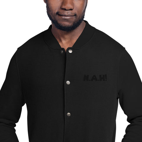 King's Embroidered Champion X N.A.H! Blackout Bomber Jacket