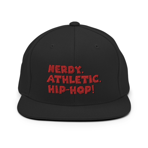 Nerdy. Athletic. Hip-Hop! Classic snapback Black