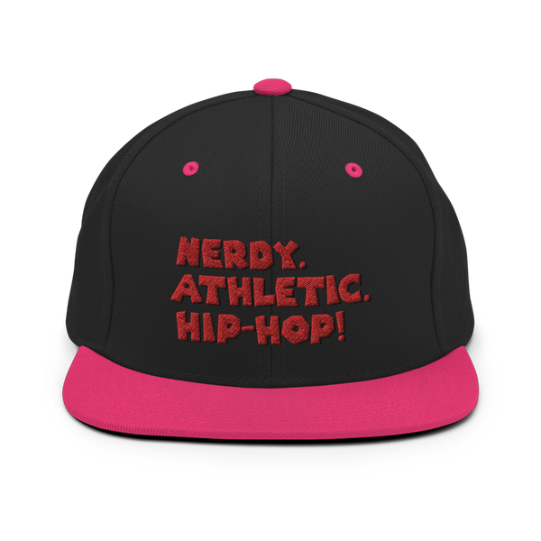 Nerdy. Athletic. Hip-Hop! Classic snapback Black/Pink