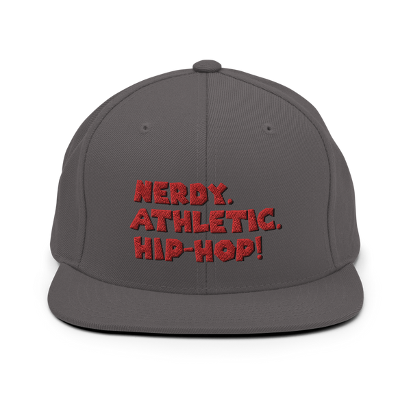 Nerdy. Athletic. Hip-Hop! Classic snapback Dark Grey