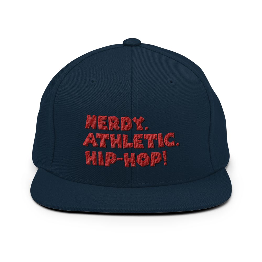 Nerdy. Athletic. Hip-Hop! Classic snapback Navy