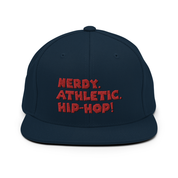 Nerdy. Athletic. Hip-Hop! Classic snapback Navy