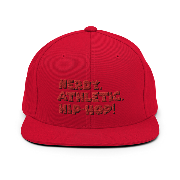 Nerdy. Athletic. Hip-Hop! Classic snapback Red