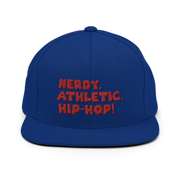 Nerdy. Athletic. Hip-Hop! Classic snapback Royal Blue