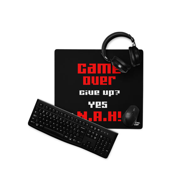 "Game Over?" Gaming Mouse Pad (Black)
