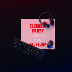 "Game Over?" Gaming Mouse Pad (Pink)