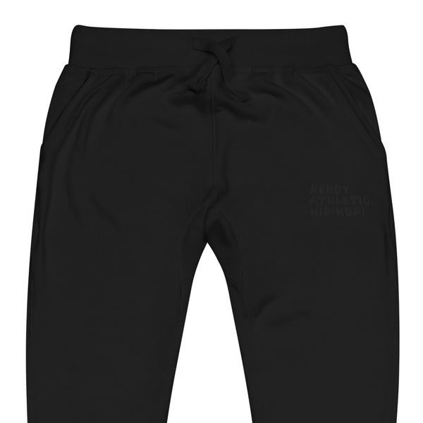 King's 'Nerdy. Athletic. Hip-Hop! Blackout' Fleece Sweatpants