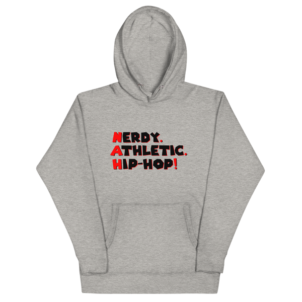 'Nerdy Athletic. Hip-Hop!' Unisex Hoodie