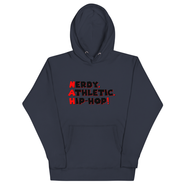 'Nerdy Athletic. Hip-Hop!' Unisex Hoodie