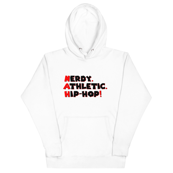 'Nerdy Athletic. Hip-Hop!' Unisex Hoodie