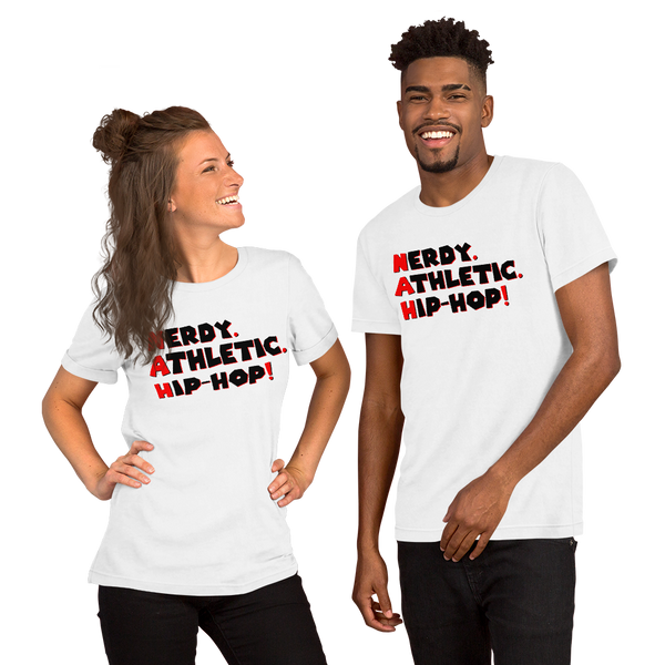 Unisex 'Nerdy. Athletic. Hip-Hop!' Short-Sleeve T-Shirt