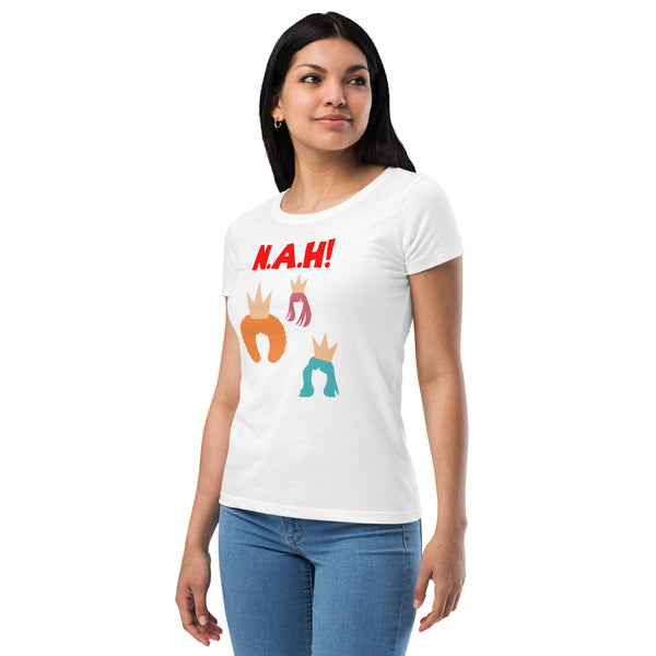 Queen’s 'N.A.H! Crown' Fitted T-Shirt